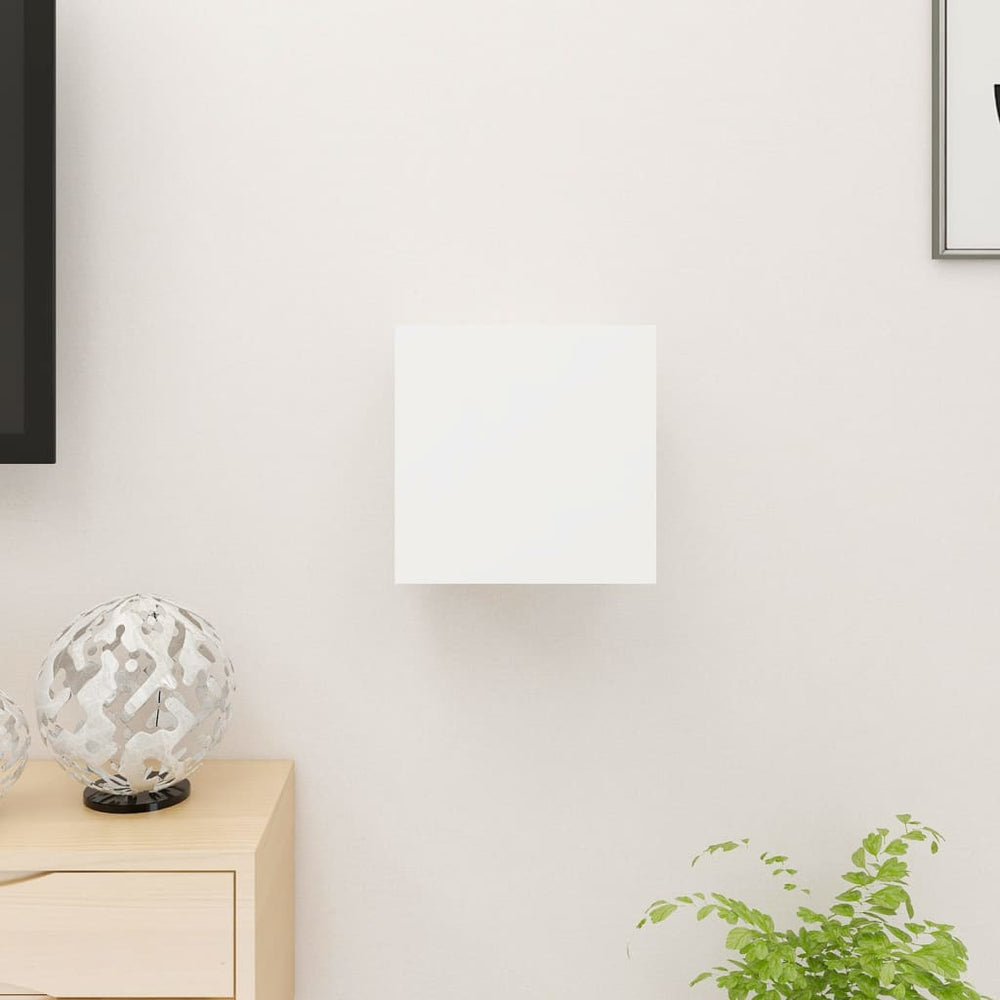 Tv-wandmeubel 30,5x30x30 cm hoogglans wit MeubelReus