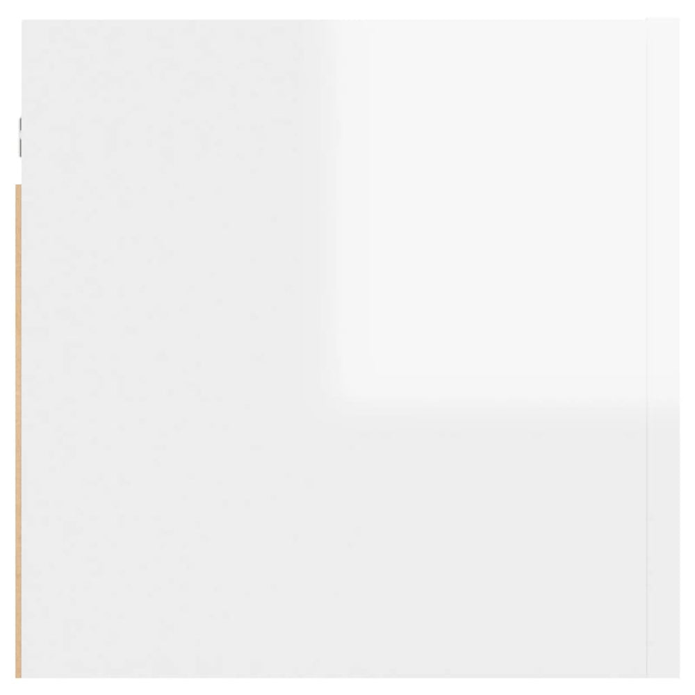 Tv-wandmeubel 30,5x30x30 cm hoogglans wit MeubelReus
