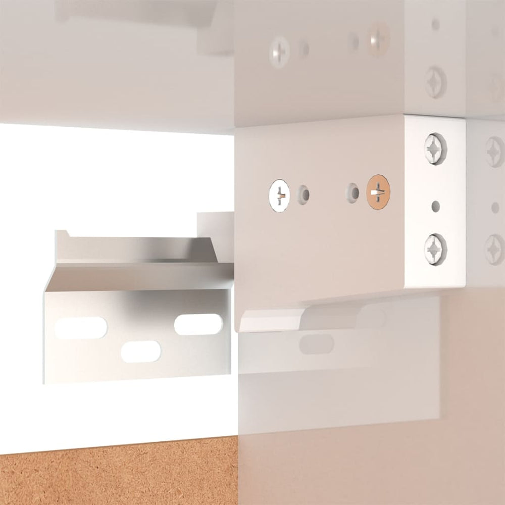 Tv-wandmeubel 30,5x30x30 cm hoogglans wit MeubelReus