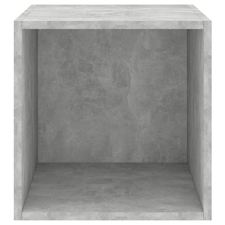 Wandkast 37x37x37 cm spaanplaat betongrijs