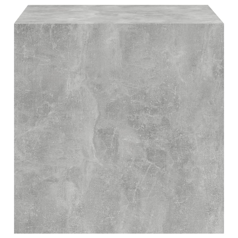 Wandkast 37x37x37 cm spaanplaat betongrijs