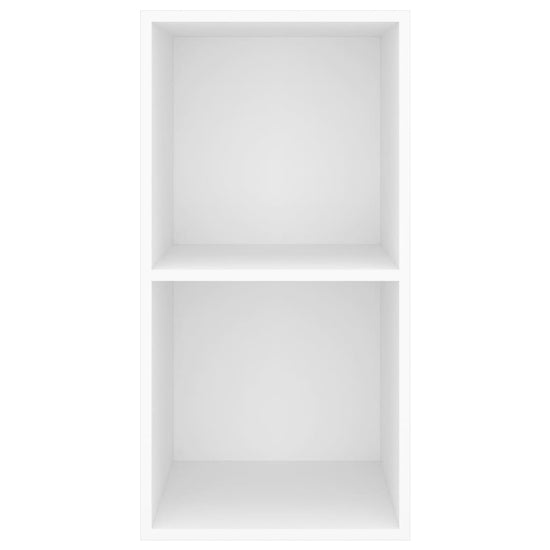 Tv-wandmeubel 37x37x72 cm bewerkt hout wit MeubelReus