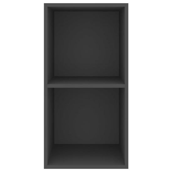Tv-wandmeubel 37x37x72 cm spaanplaat grijs MeubelReus