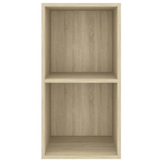Tv-wandmeubel 37x37x72 cm spaanplaat sonoma eikenkleurig MeubelReus