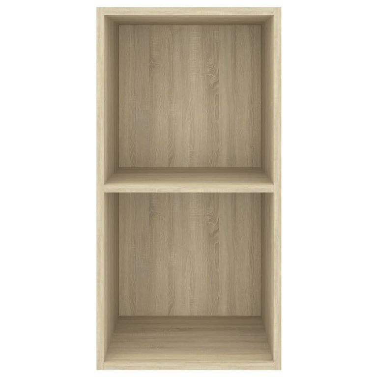Tv-wandmeubel 37x37x72 cm spaanplaat sonoma eikenkleurig MeubelReus