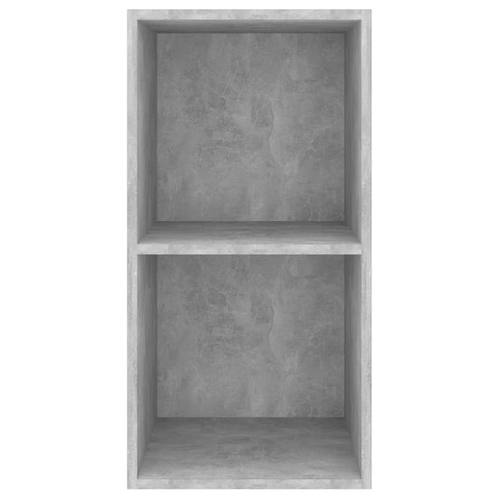 Tv-wandmeubel 37x37x72 cm spaanplaat betongrijs MeubelReus