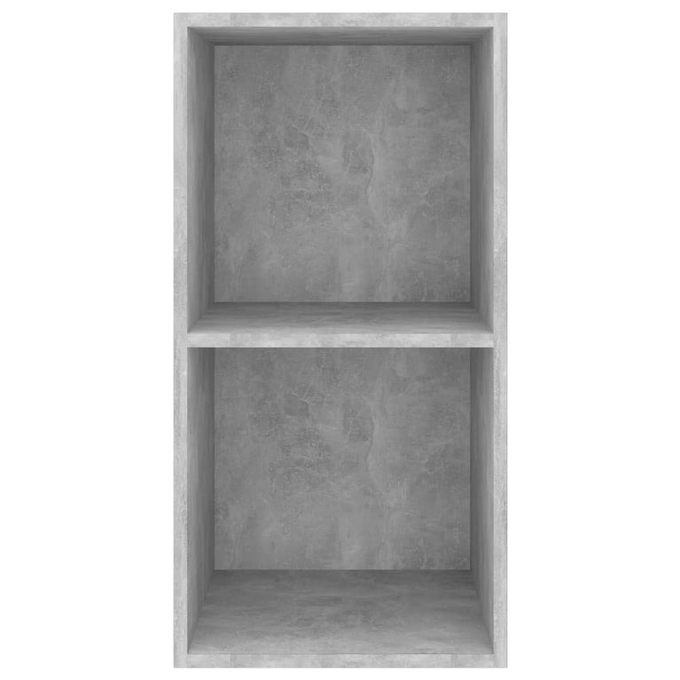 Tv-wandmeubel 37x37x72 cm spaanplaat betongrijs MeubelReus