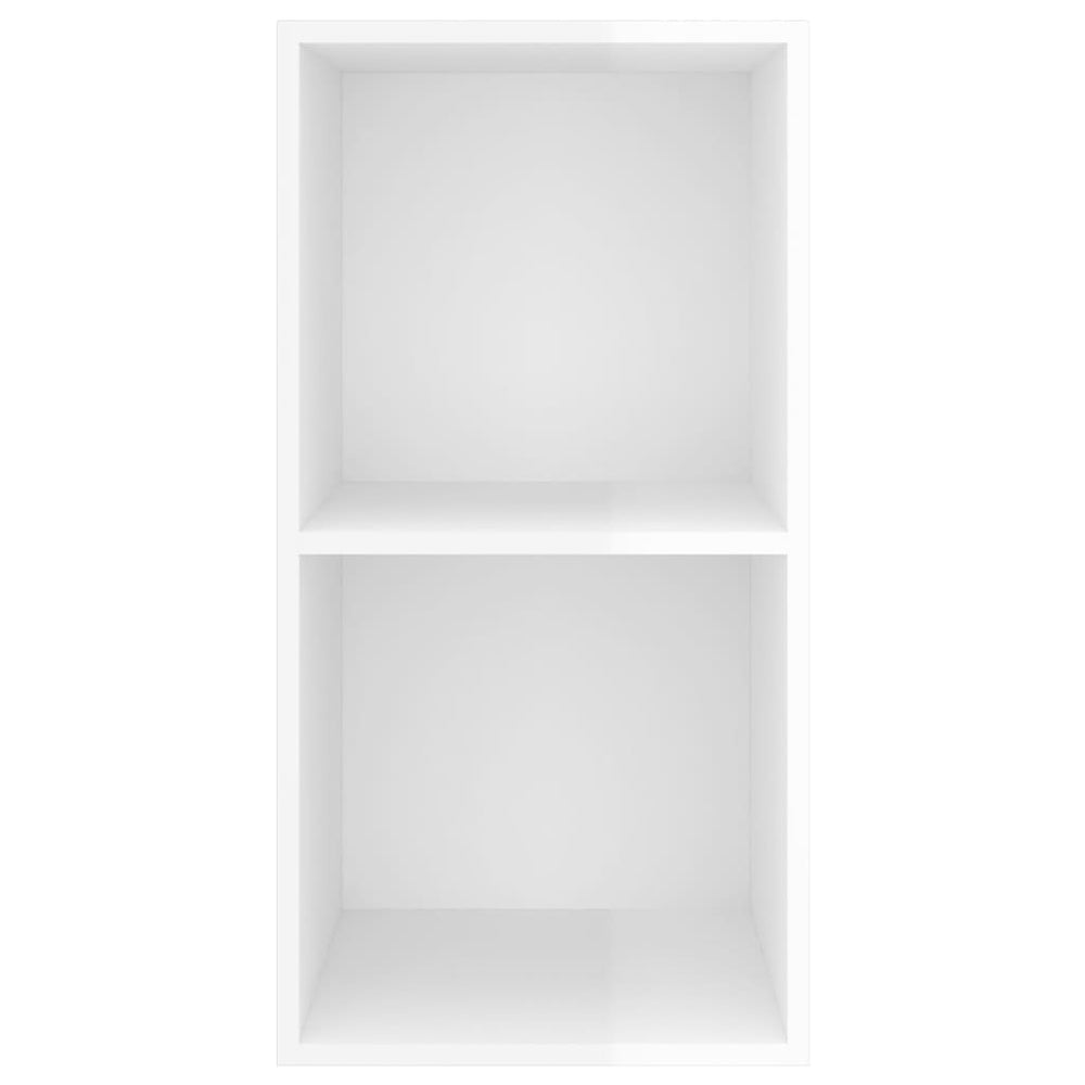 Tv-wandmeubel 37x37x72 cm spaanplaat hoogglans wit MeubelReus