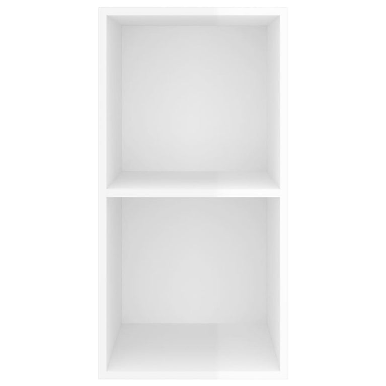 Tv-wandmeubel 37x37x72 cm spaanplaat hoogglans wit MeubelReus