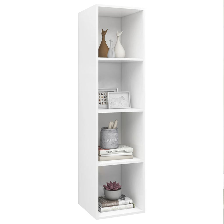 Tv-wandmeubel 37x37x142,5 cm spaanplaat wit MeubelReus