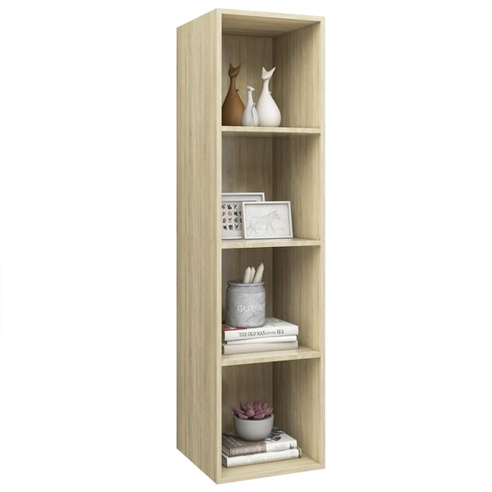 Tv-wandmeubel 37x37x142,5 cm spaanplaat sonoma eikenkleurig MeubelReus