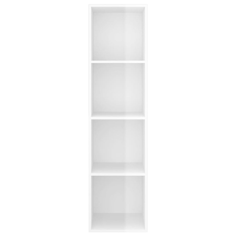 Tv-wandmeubel 37x37x142,5 cm spaanplaat hoogglans wit MeubelReus