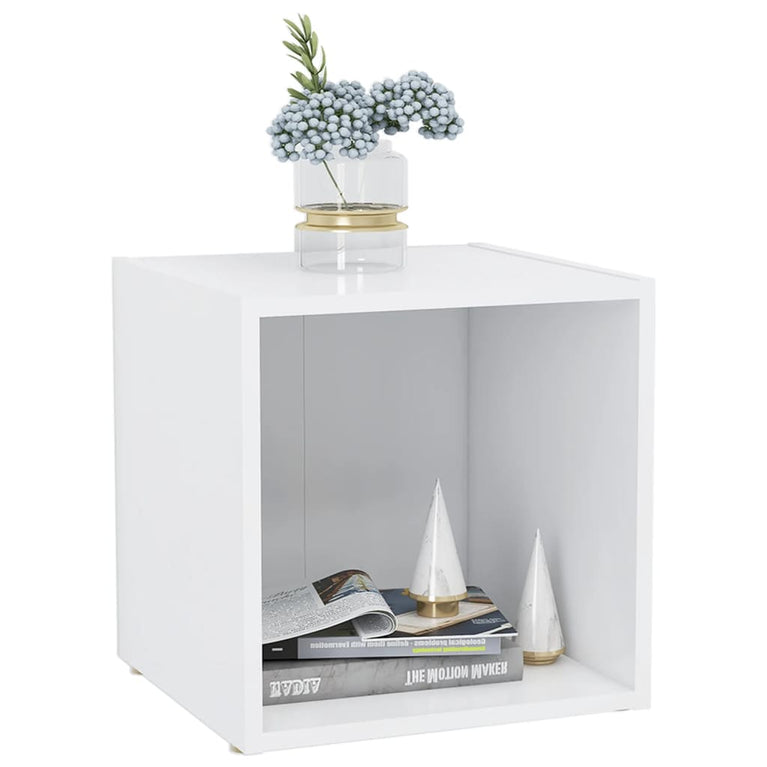 Tv-meubelen 2 st 37x35x37 cm bewerkt hout wit