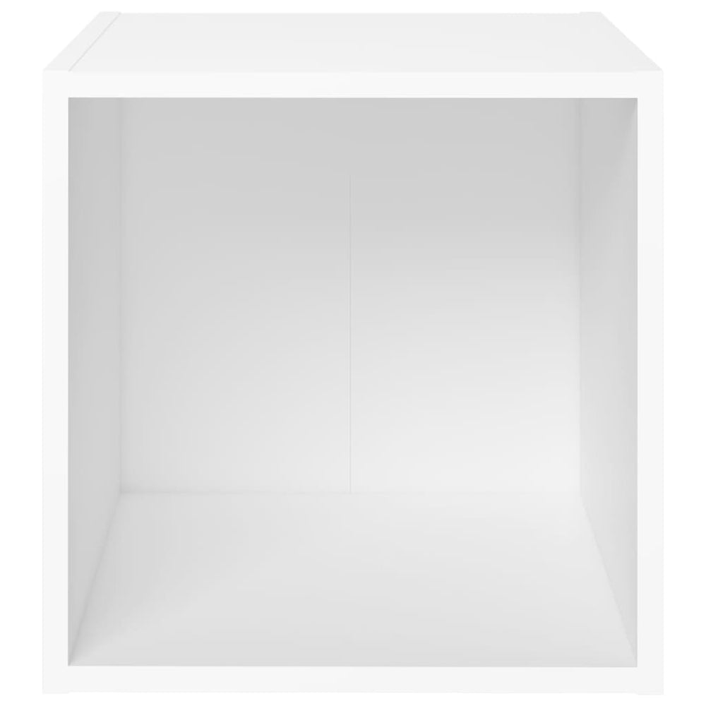 Tv-meubelen 4 st 37x35x37 cm bewerkt hout wit MeubelReus