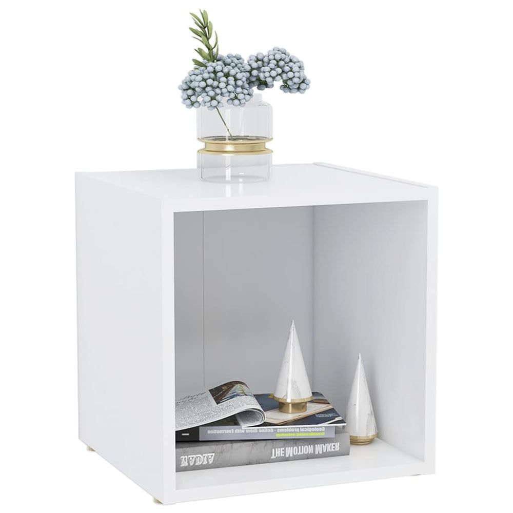 Tv-meubelen 4 st 37x35x37 cm bewerkt hout wit MeubelReus