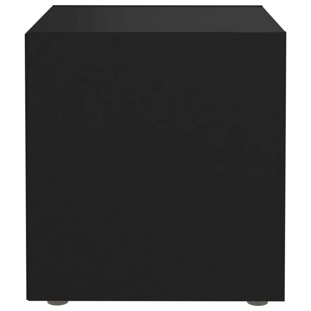 Tv-meubelen 4 st 37x35x37 cm spaanplaat zwart MeubelReus