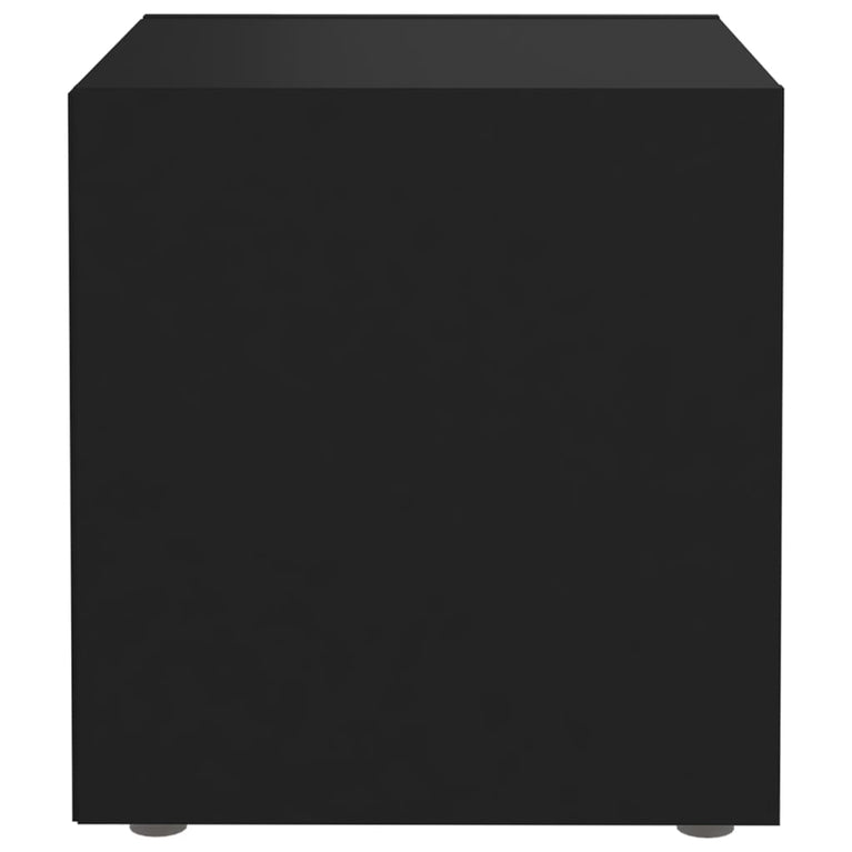 Tv-meubelen 4 st 37x35x37 cm spaanplaat zwart MeubelReus