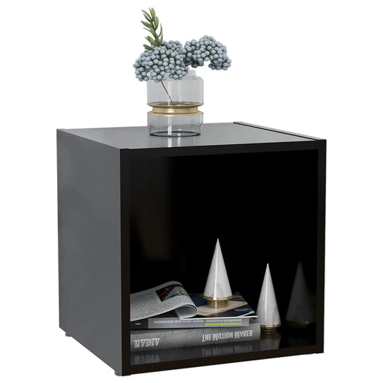 Tv-meubelen 4 st 37x35x37 cm spaanplaat zwart MeubelReus