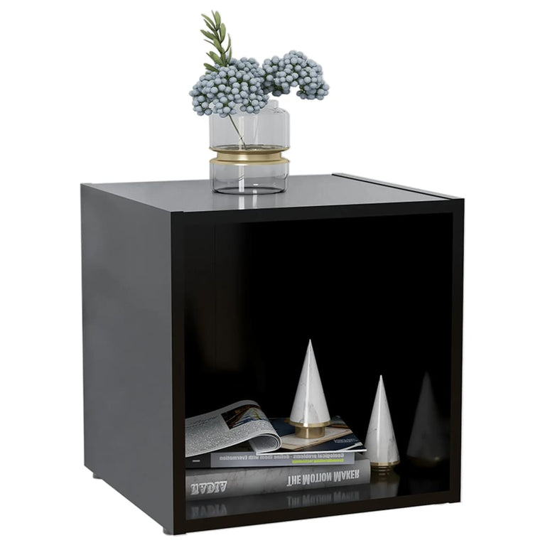 Tv-meubelen 4 st 37x35x37 cm spaanplaat zwart MeubelReus