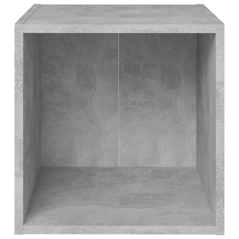 Tv-meubelen 4 st 37x35x37 cm spaanplaat betongrijs MeubelReus