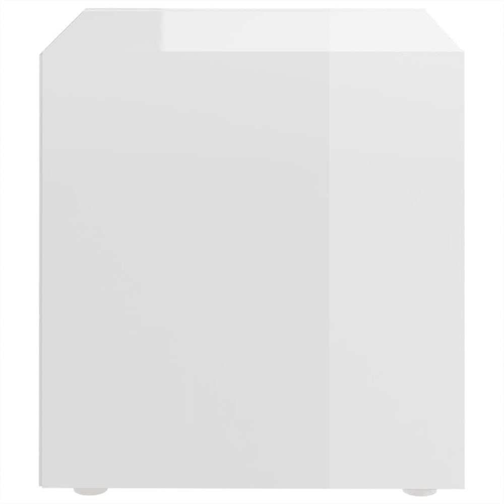 Tv-meubelen 2 st 37x35x37 cm spaanplaat hoogglans wit MeubelReus