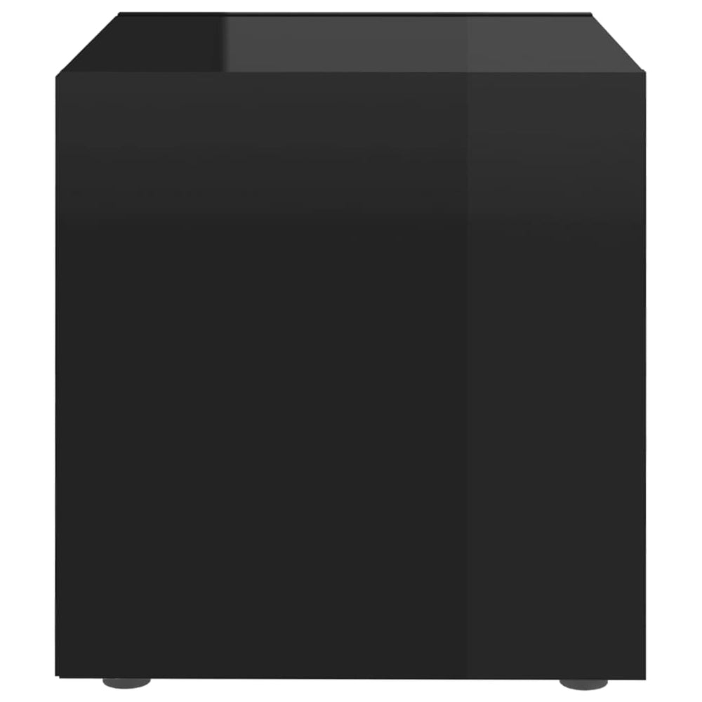 Tv-meubelen 4 st 37x35x37 cm spaanplaat hoogglans zwart MeubelReus
