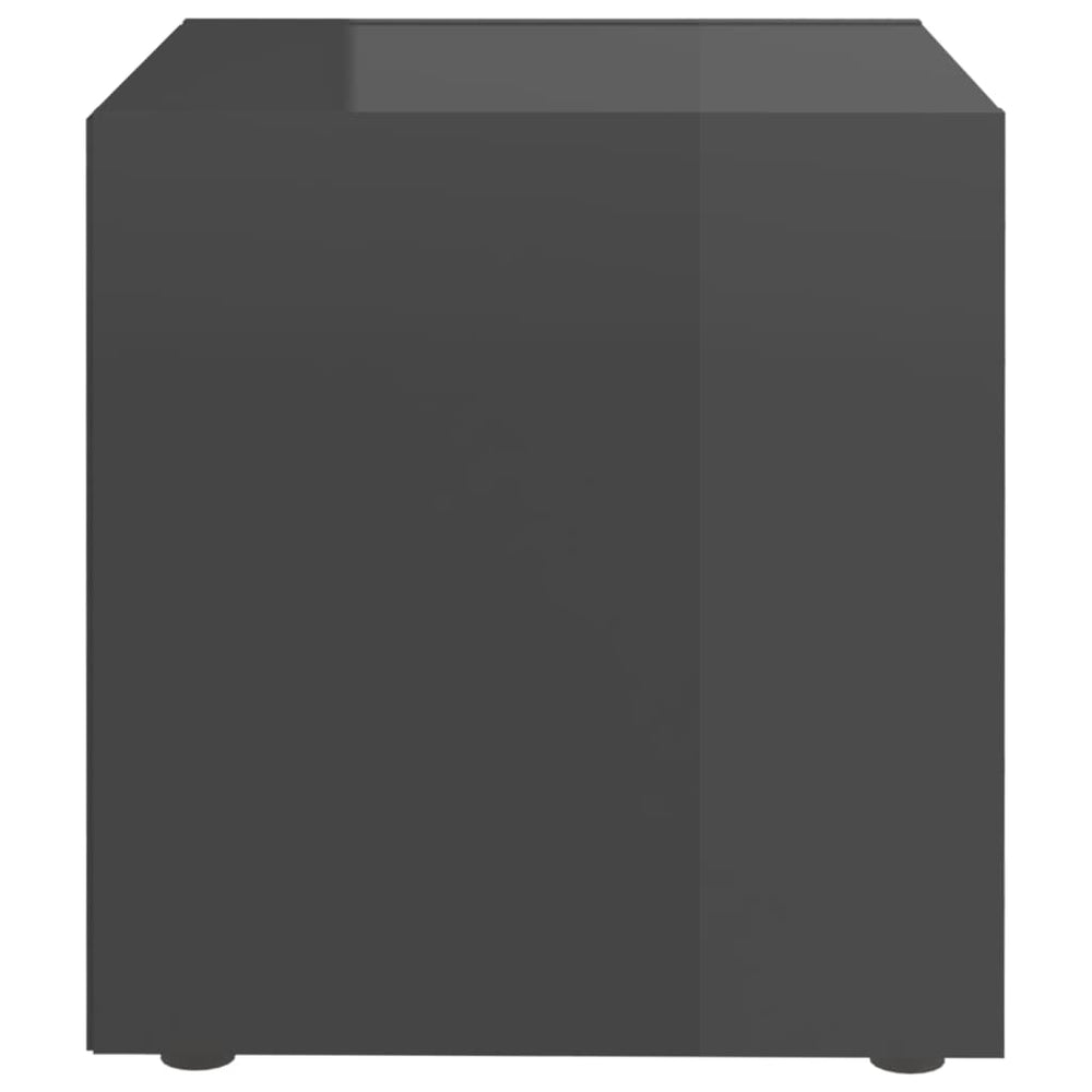 Tv-meubelen 4 st 37x35x37 cm spaanplaat hoogglans grijs MeubelReus
