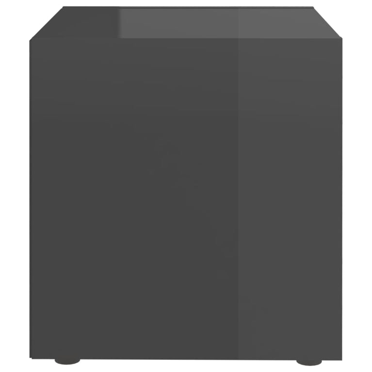Tv-meubelen 4 st 37x35x37 cm spaanplaat hoogglans grijs MeubelReus