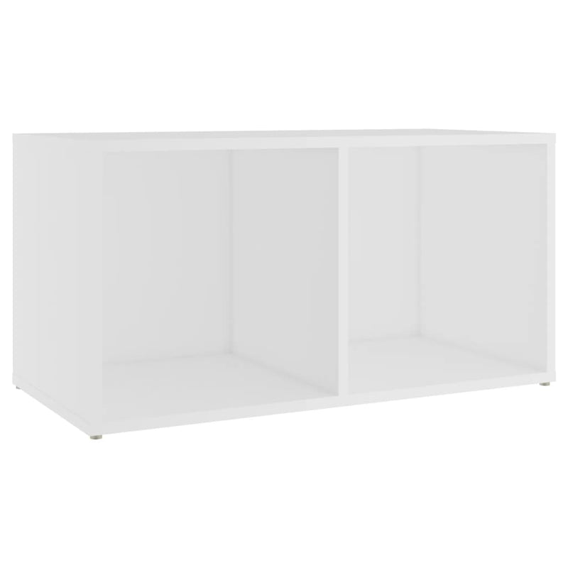 Tv-meubel 72x35x36,5 cm bewerkt hout wit