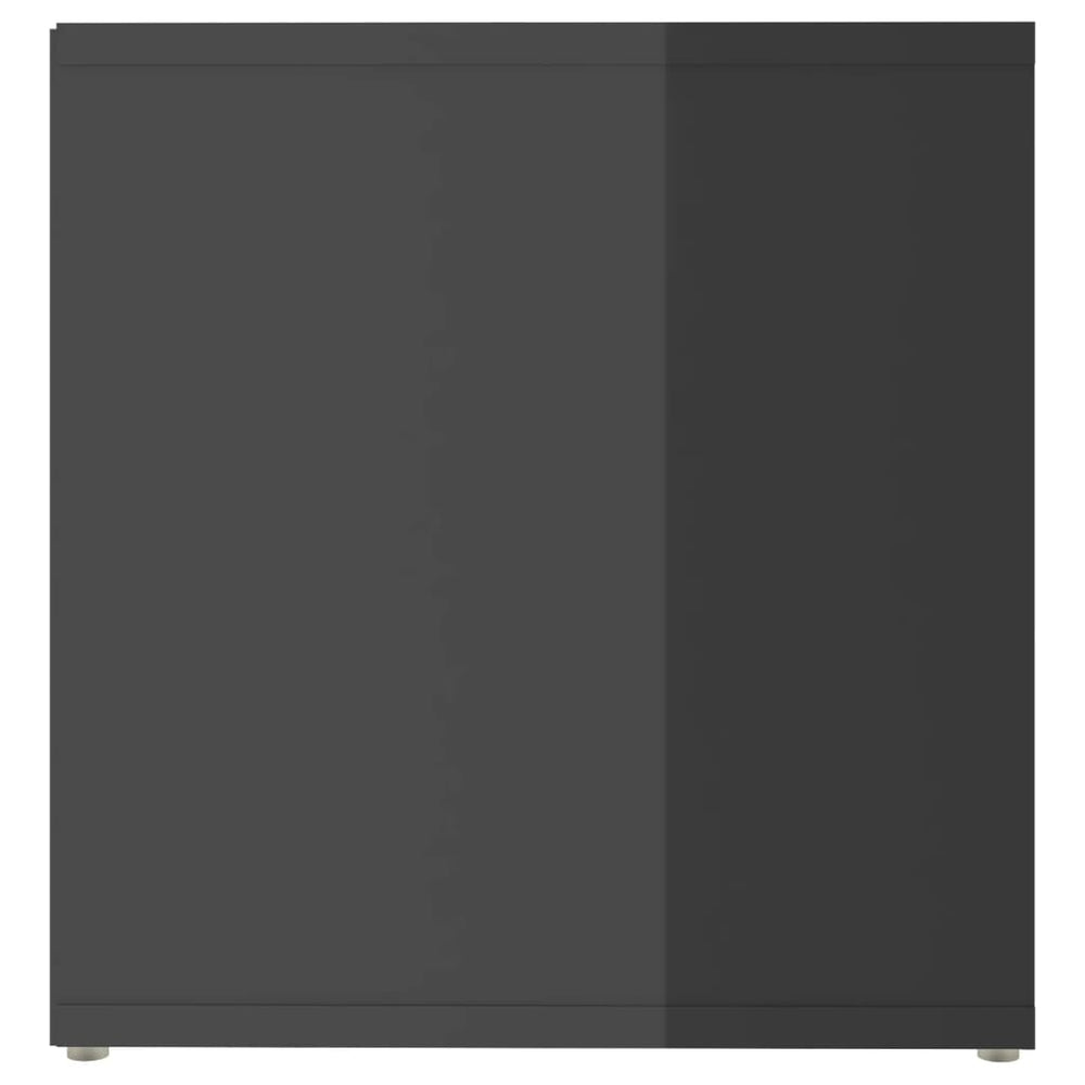 Tv-meubel 72x35x36,5 cm spaanplaat hoogglans grijs MeubelReus