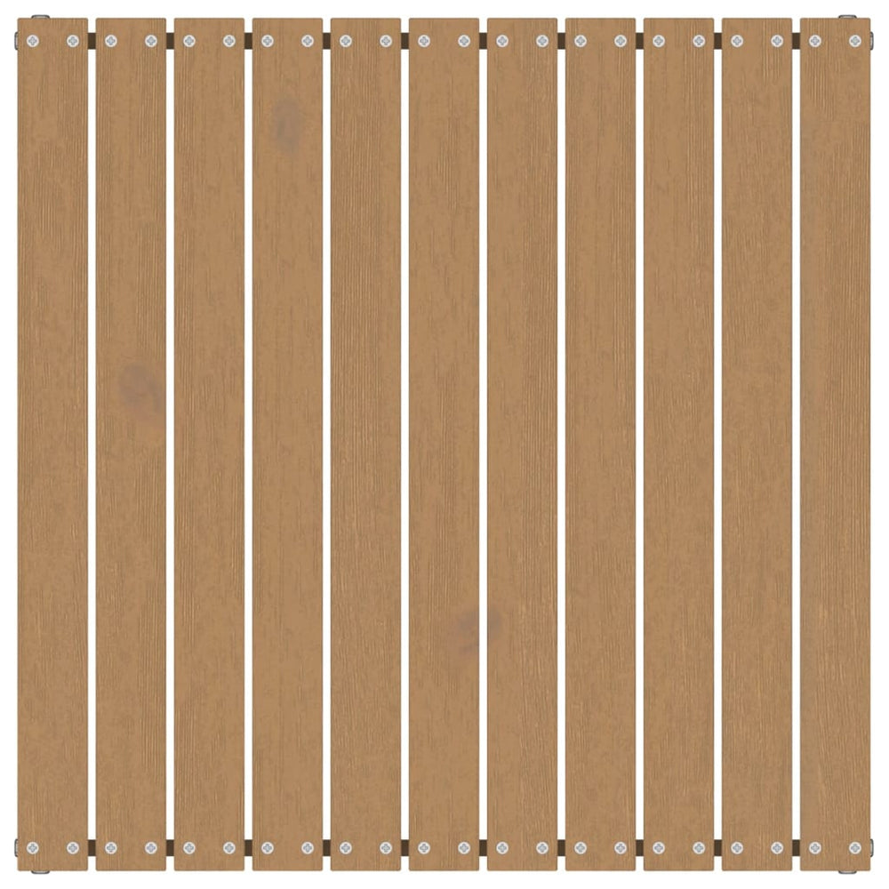 2-delige Loungeset met kussens grenenhout honingbruin MeubelReus