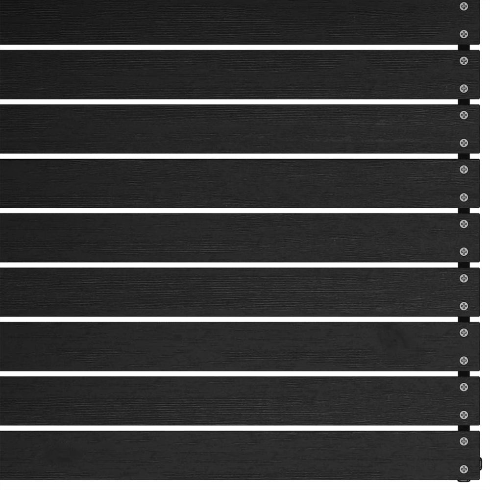 2-delige Loungeset met kussens massief grenenhout zwart MeubelReus