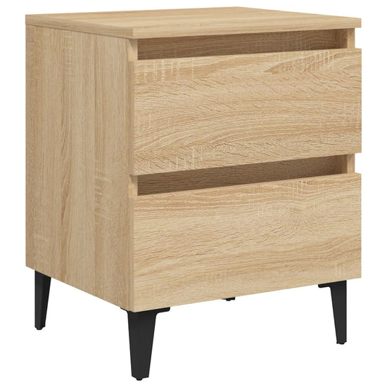Nachtkastjes 2 st 40x35x50 cm spaanplaat sonoma eikenkleurig MeubelReus