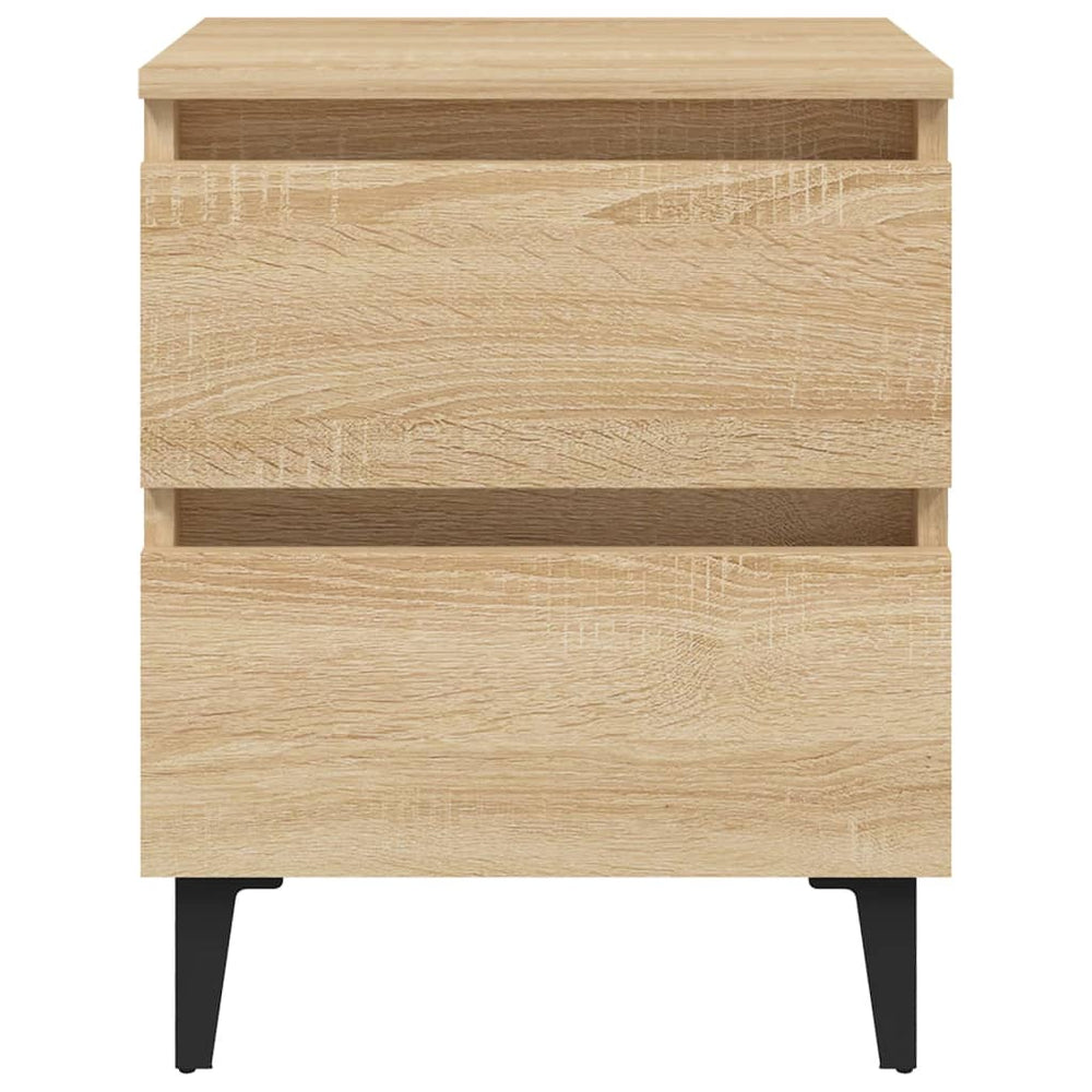 Nachtkastjes 2 st 40x35x50 cm spaanplaat sonoma eikenkleurig MeubelReus