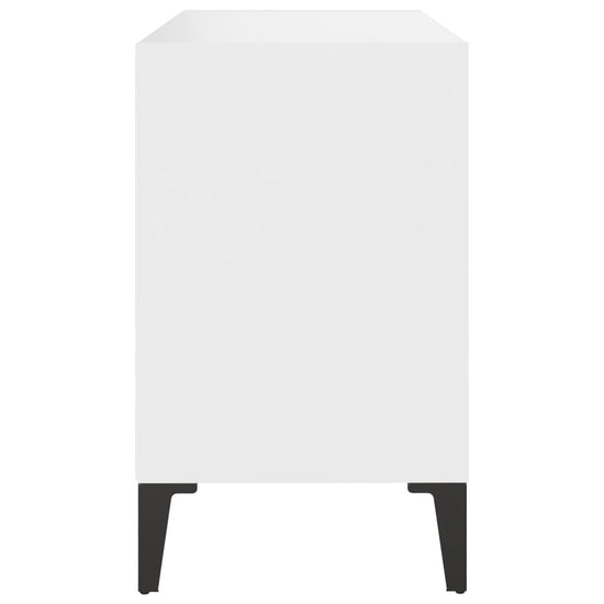 Tv-meubel met metalen poten 69,5x30x50 cm wit MeubelReus