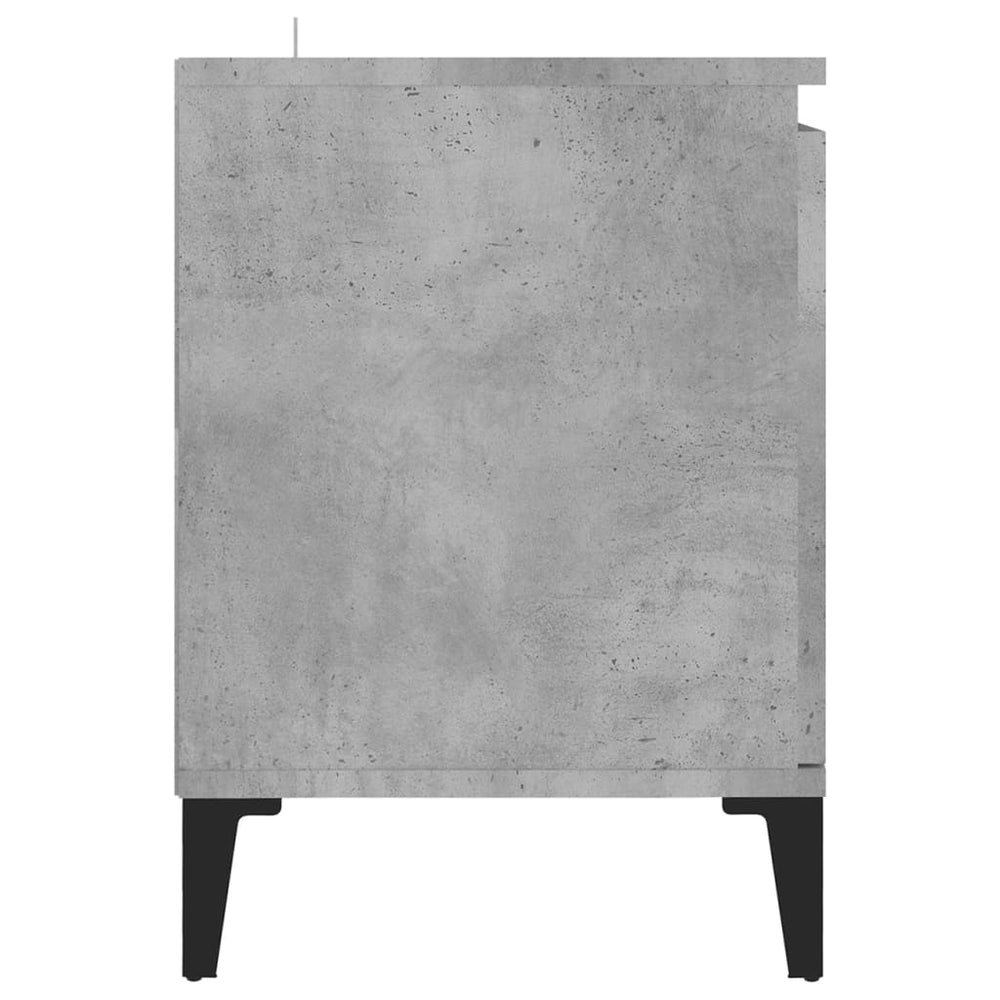 Tv-meubel met metalen poten 103,5x35x50 cm betongrijs MeubelReus