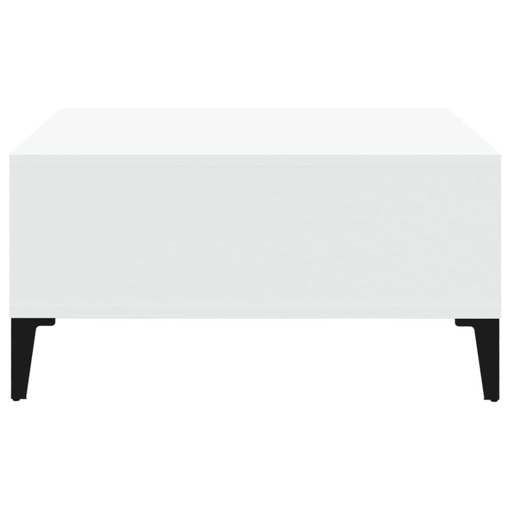 Salontafel 60x60x30 cm spaanplaat wit MeubelReus