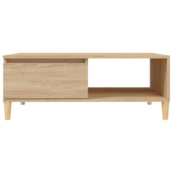 Salontafel 90x60x35 cm spaanplaat sonoma eikenkleurig MeubelReus