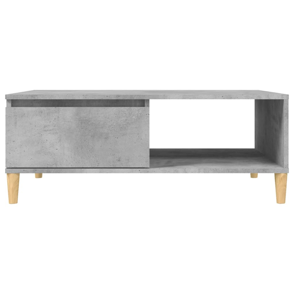 Salontafel 90x60x35 cm spaanplaat betongrijs MeubelReus
