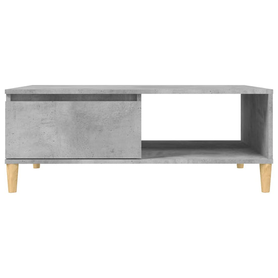 Salontafel 90x60x35 cm spaanplaat betongrijs MeubelReus