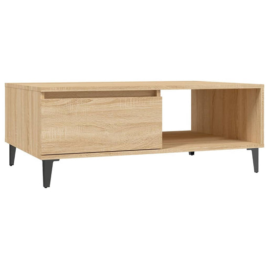 Salontafel 90x60x35 cm spaanplaat sonoma eikenkleurig MeubelReus