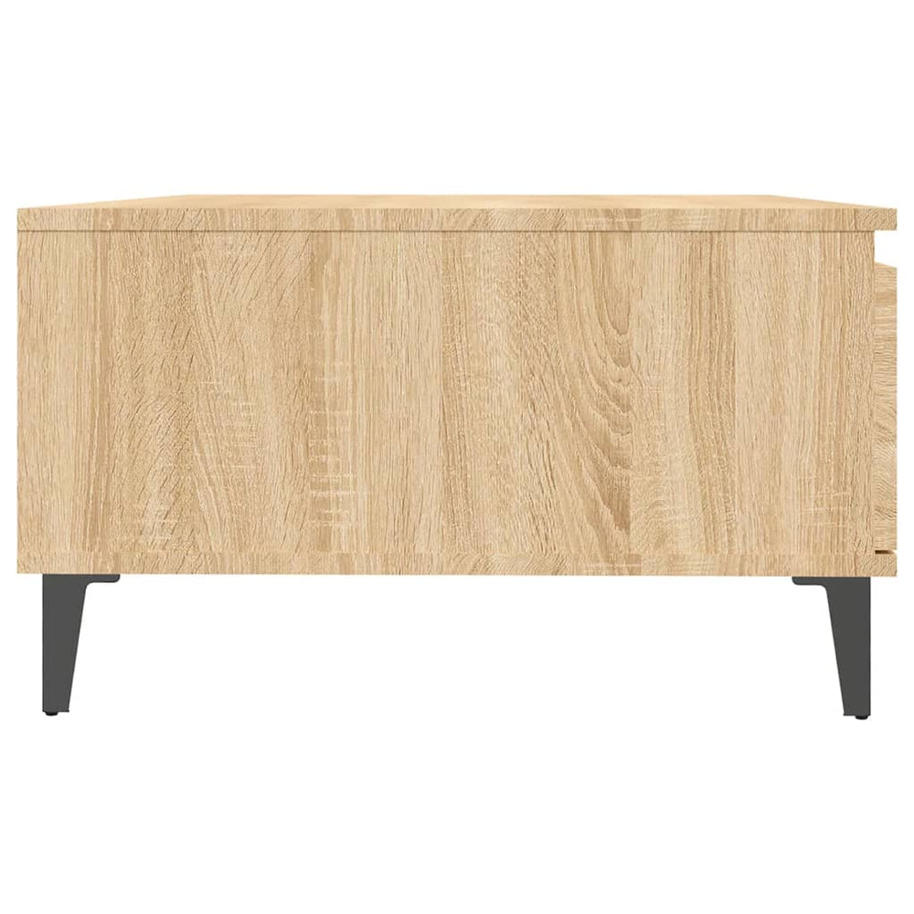 Salontafel 90x60x35 cm spaanplaat sonoma eikenkleurig MeubelReus