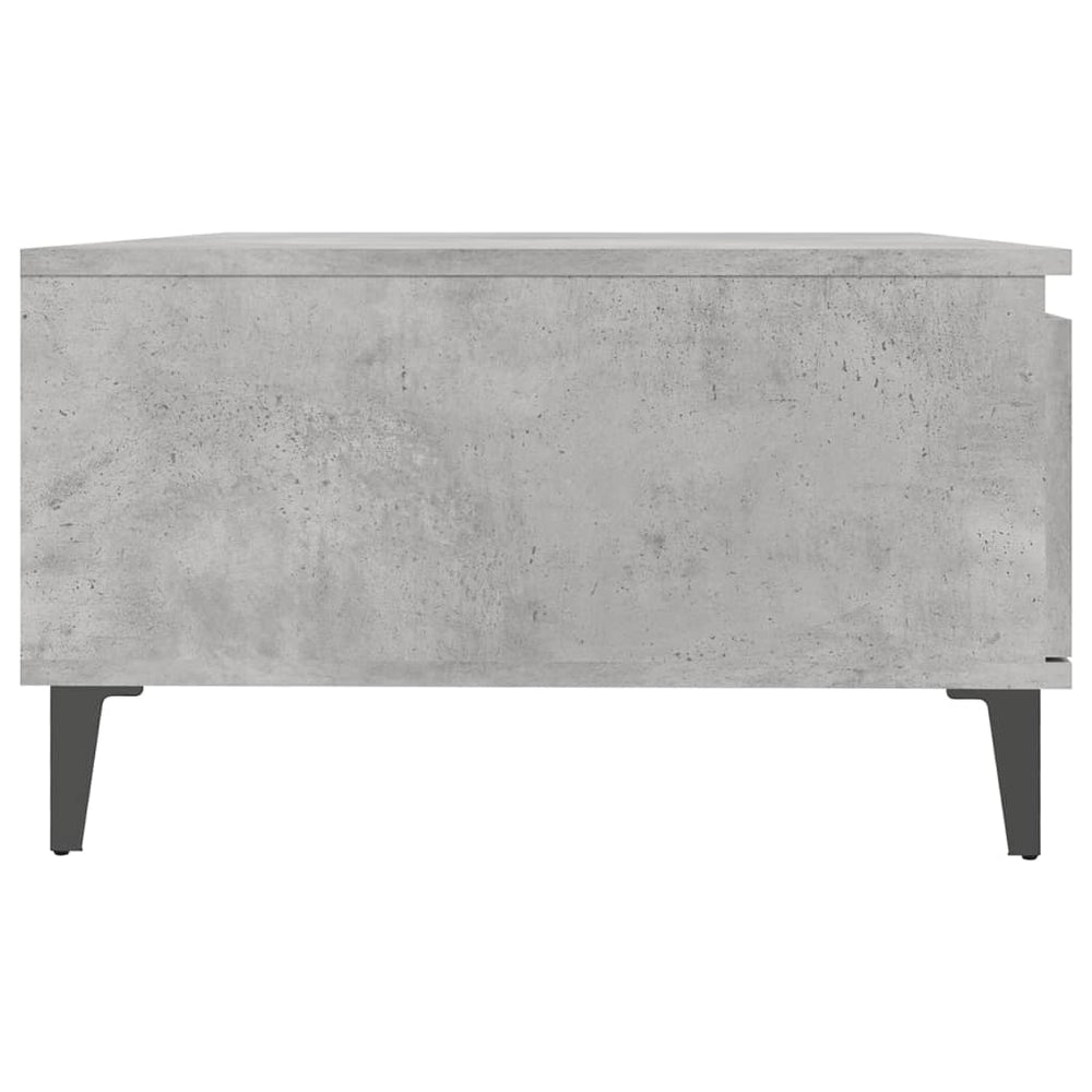 Salontafel 90x60x35 cm spaanplaat betongrijs MeubelReus