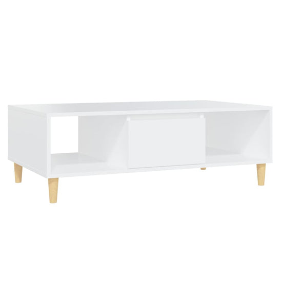 Salontafel 103,5x60x35 cm spaanplaat wit MeubelReus