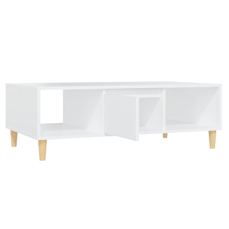 Salontafel 103,5x60x35 cm spaanplaat wit MeubelReus