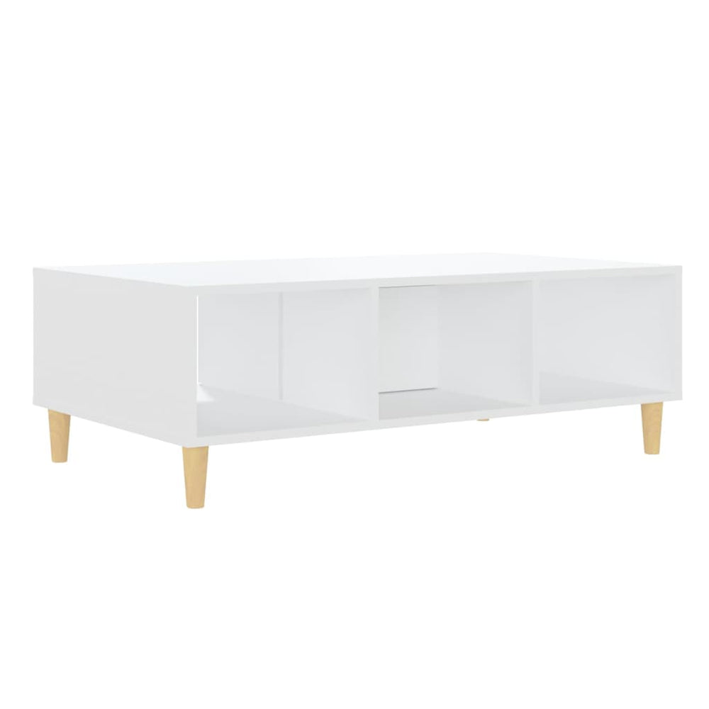 Salontafel 103,5x60x35 cm spaanplaat wit MeubelReus