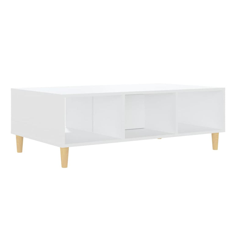 Salontafel 103,5x60x35 cm spaanplaat wit MeubelReus