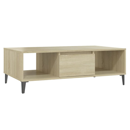 Salontafel 103,5x60x35 cm spaanplaat sonoma eikenkleurig MeubelReus
