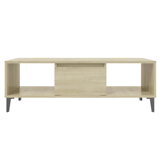 Salontafel 103,5x60x35 cm spaanplaat sonoma eikenkleurig MeubelReus