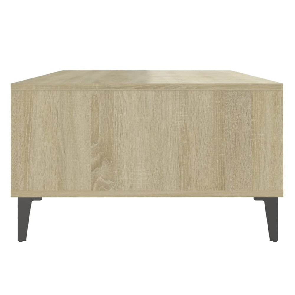 Salontafel 103,5x60x35 cm spaanplaat sonoma eikenkleurig MeubelReus